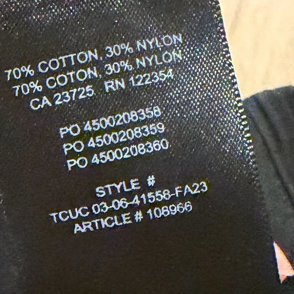 TNA Cargo Pants Black Utility Parachute Style Streetwear Y2K Gorpcore Size 2XS - Picture 6 of 7